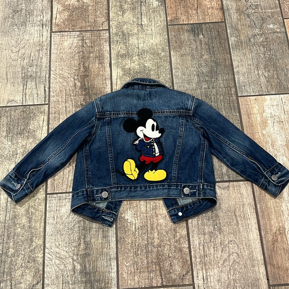 babyGap | Disney Mickey Mouse Icon Denim Jacket Toddler 2T